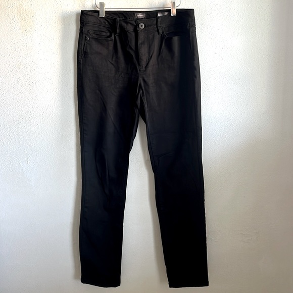 J.Jill Denim Authentic Fit Slim-Leg Jeans black 8 TALL - Picture 4 of 7